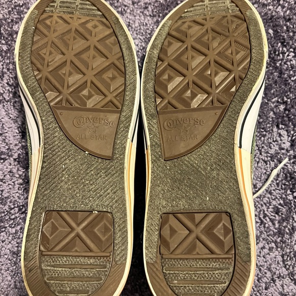 Converse Safe Green Lo Top Sneakers-Men 9.5 /Women 11.5/Great pre-loved- - Picture 7 of 11